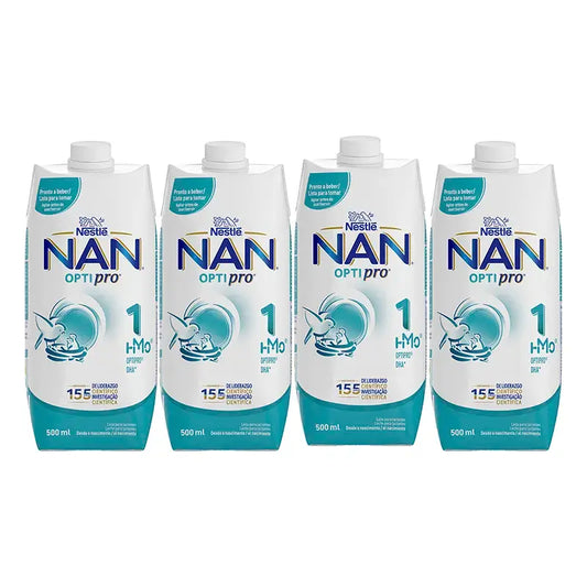 Nestlé Nan Optipro 1 Flüssigkeit, 4X500 ml