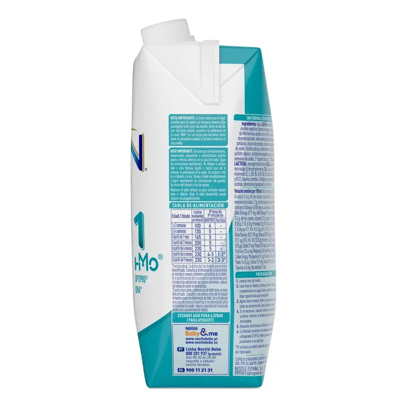Nestlé Nan Optipro 1 Flüssigkeit, 500 ml