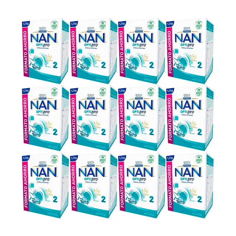 Nestlé Nan Optipro 2 Formel-Milch, 12X1200g