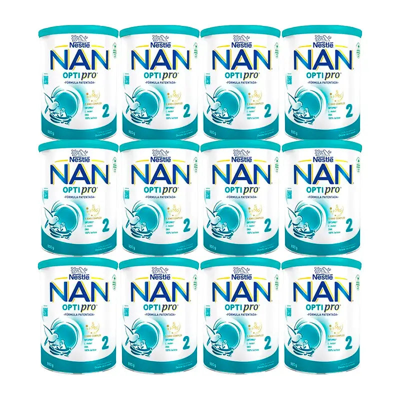 Nestlé Nan Optipro 2 Formel-Milch, 12X800g