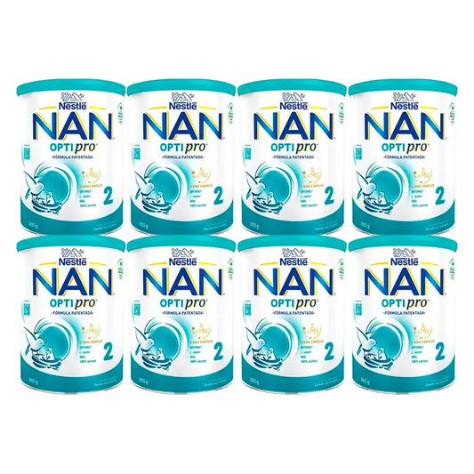 Nestlé Nan Optipro 2 Milchnahrung, 8X800g
