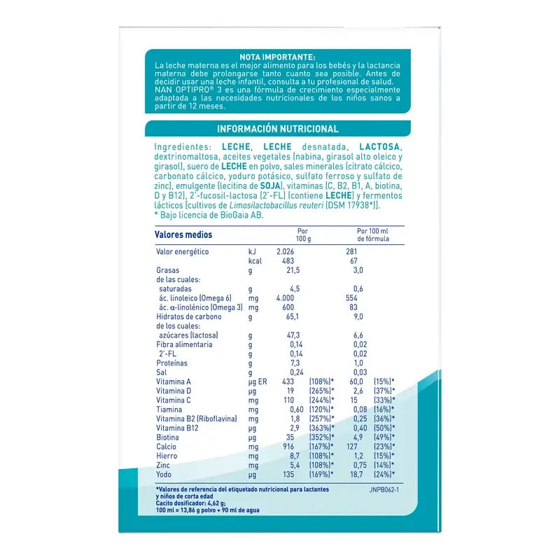 Nestlé Nan Optipro 3 Kindermilch, 1200g