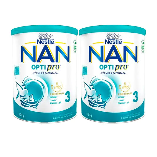 Nestlé Nan Optipro 3 Milch für Kleinkinder, 2X800 g