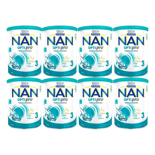 Nestlé Nan Optipro 3 Milch für Kleinkinder, 8X800g