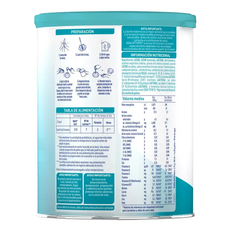Nestlé Nan Optipro 4 Aufwuchsmilch, 800 g