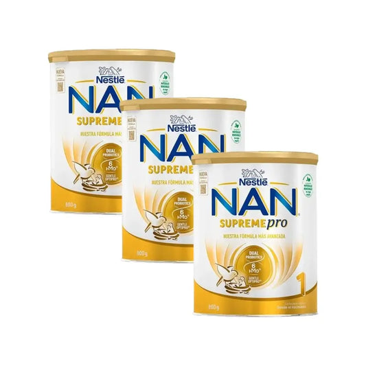 Nestle Nan Supreme Pro 1 Starter-Milch, 3x800 gr Packung