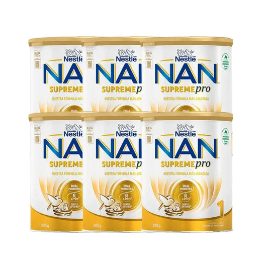 Nestle Nan Supreme Pro 1 Starter-Milch, 6x800 gr Packung
