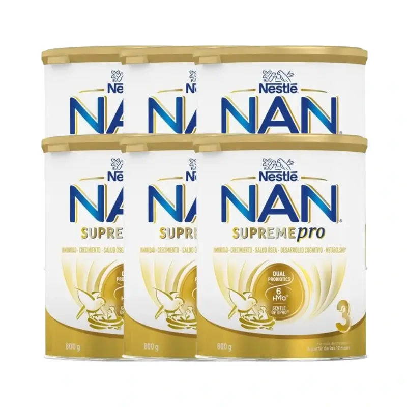 Nestlé Nan Supreme Pro 3 Milch für Erwachsene, 6x800 g