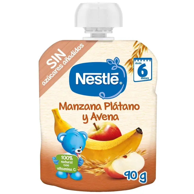 Nestlé Sachet Apfel, Banane & Haferflocken, 90g