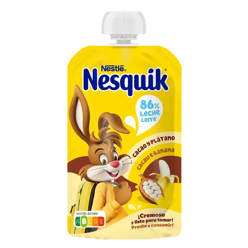 Nestlé Nesquik Kakao und Banane, 8 x 110 g