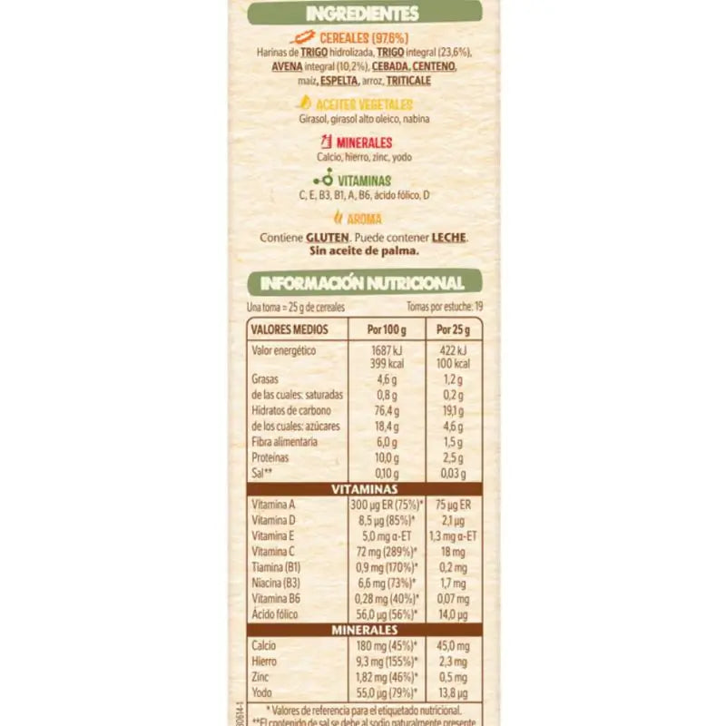Nestlé 6er-Pack Haferbrei 8 Cerealien, 475g