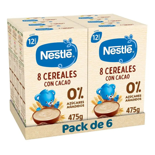 Nestlé 6er-Pack 6 Breie 8 Cerealien mit Kakao , 475g