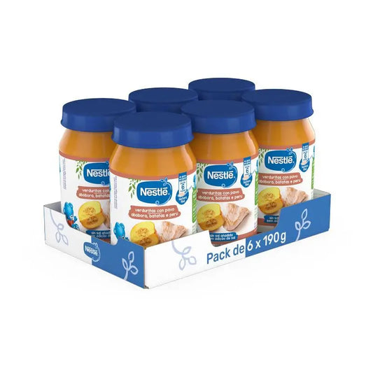 NESTLÉ Packung Pikante Gemüsetörtchen mit Pute , 190g x 6 Stück