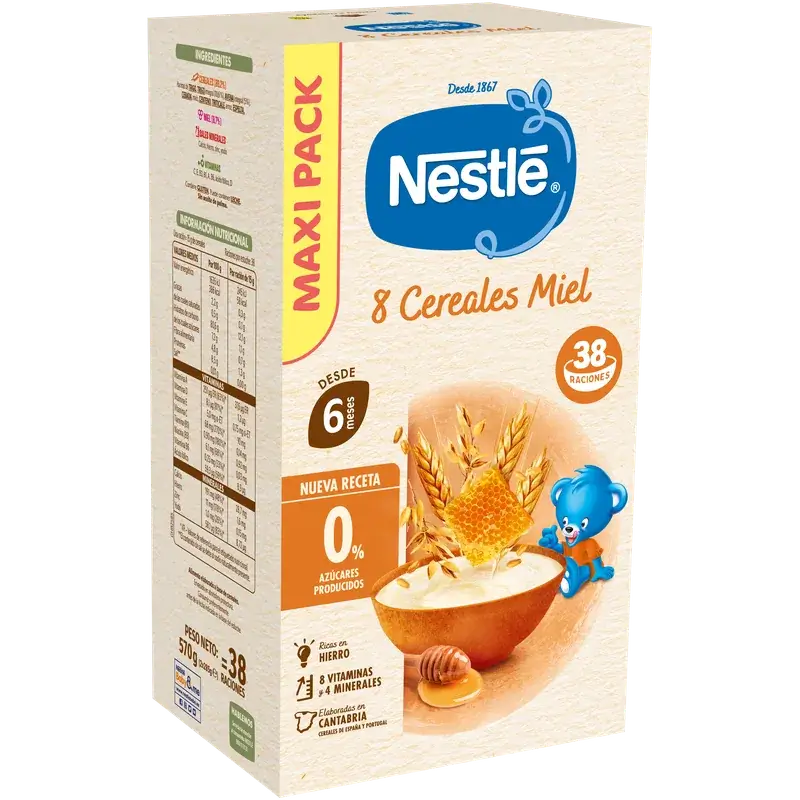 Nestlé 8-Korn-Brei mit Honig, 570 g