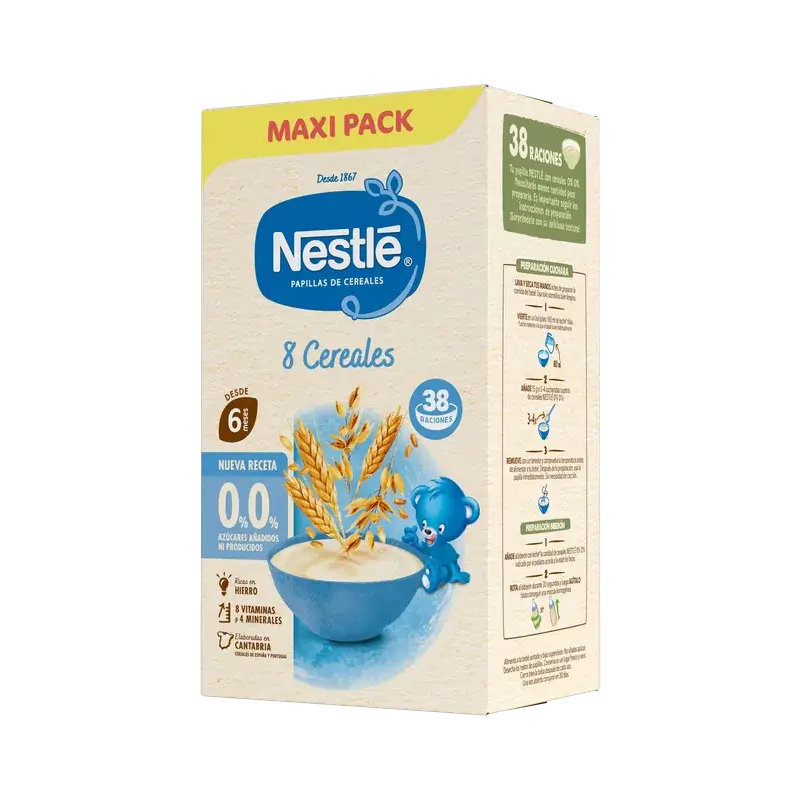 Nestlé 8-Korn-Brei 0 %, 570 g