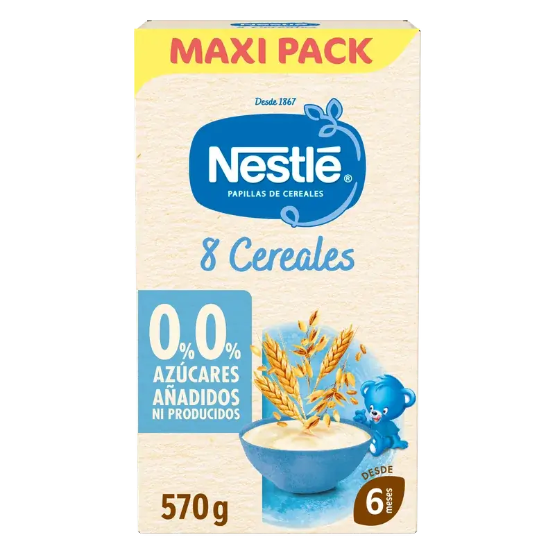 Nestlé 8-Korn-Brei 0 %, 570 g