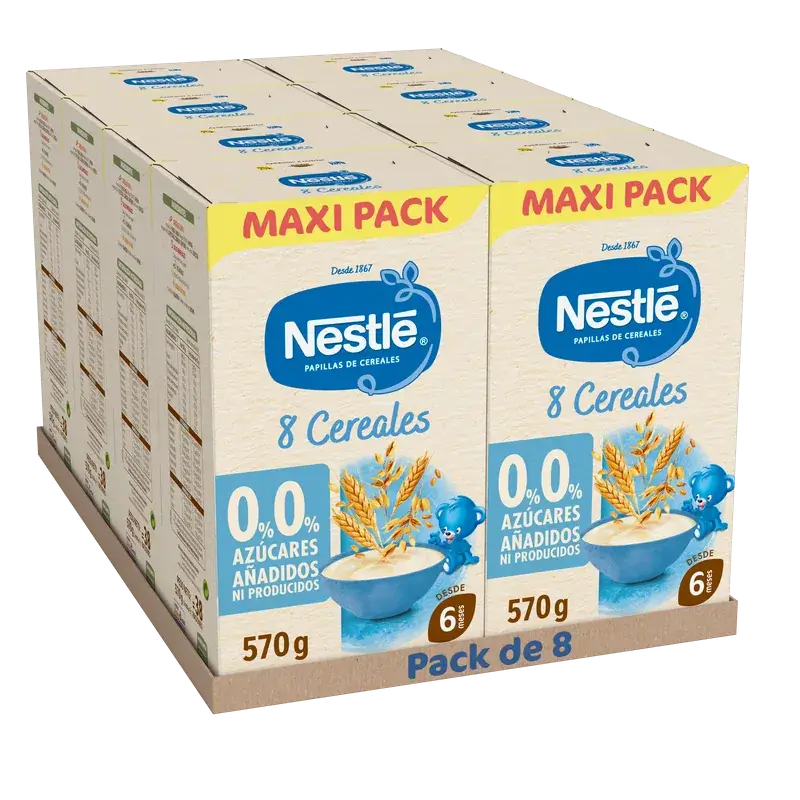 Nestlé 8-Korn-Brei 0 %, 570 g