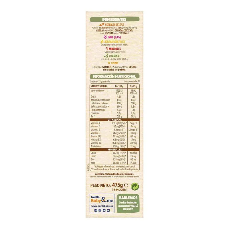 NESTLÉ Papilla 8 Müsli mit Honig, 950g