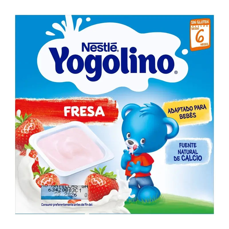 Nestlé Yogolino Erdbeere, 4X100 g