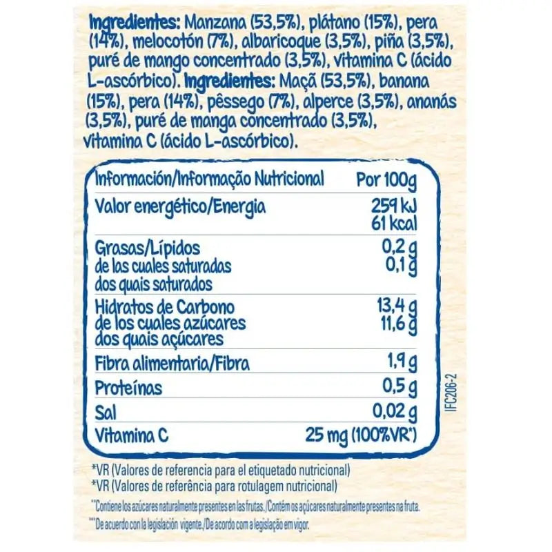 Nestlé Püree 7 Früchte Portion, 4X100g