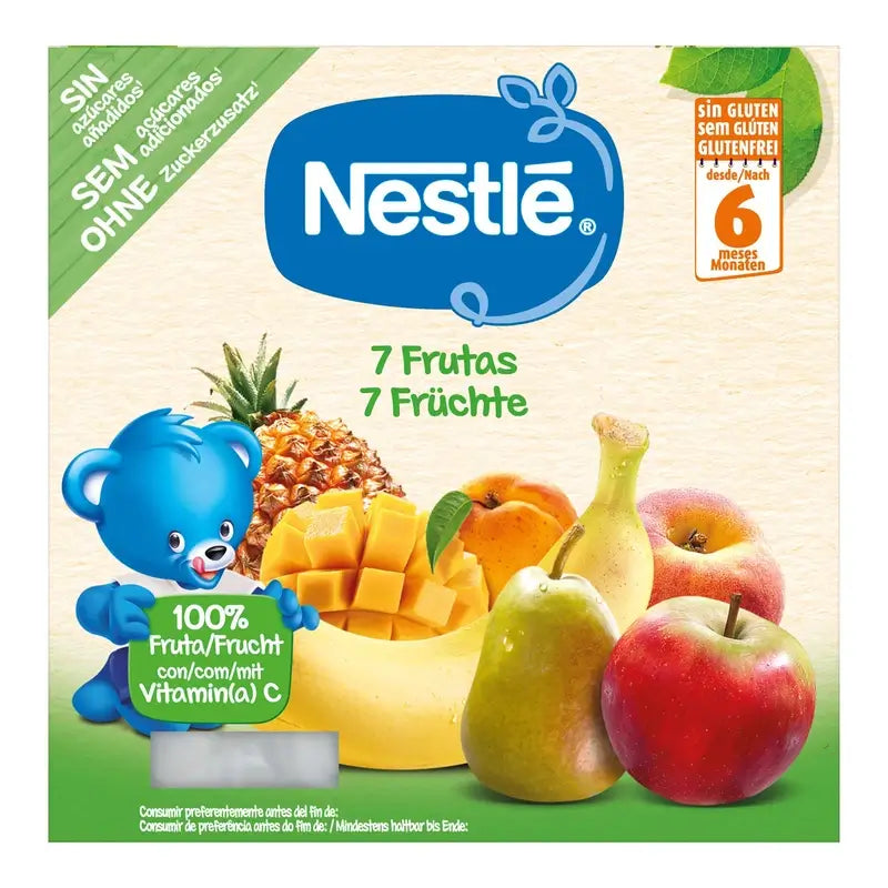 Nestlé Püree 7 Früchte Portion, 4X100g