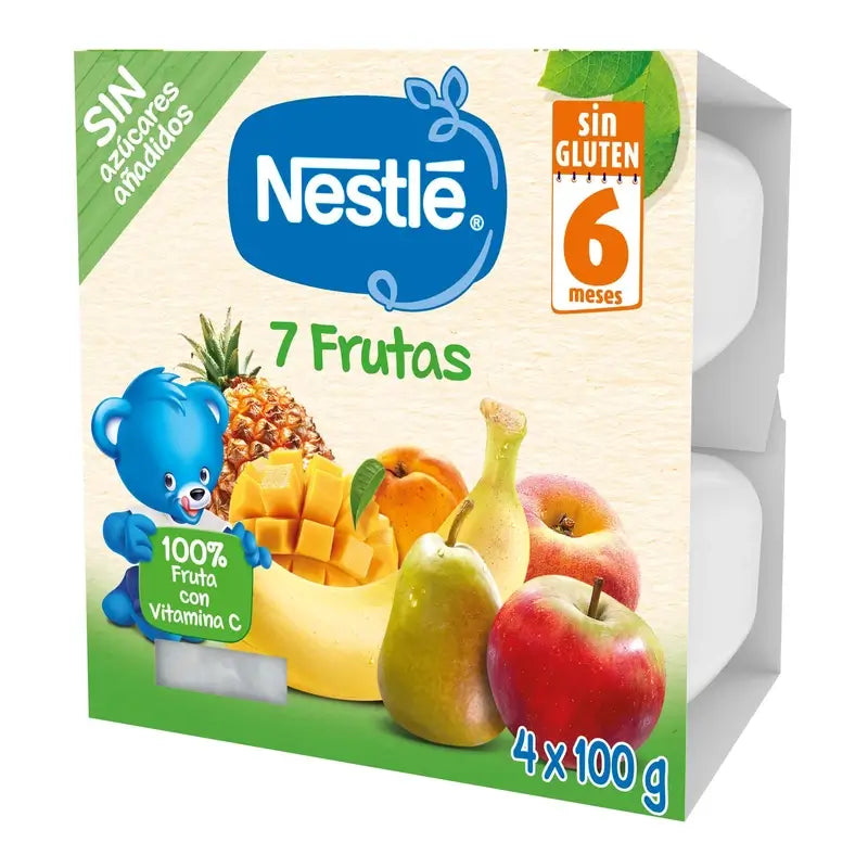 Nestlé Püree 7 Früchte Portion, 4X100g