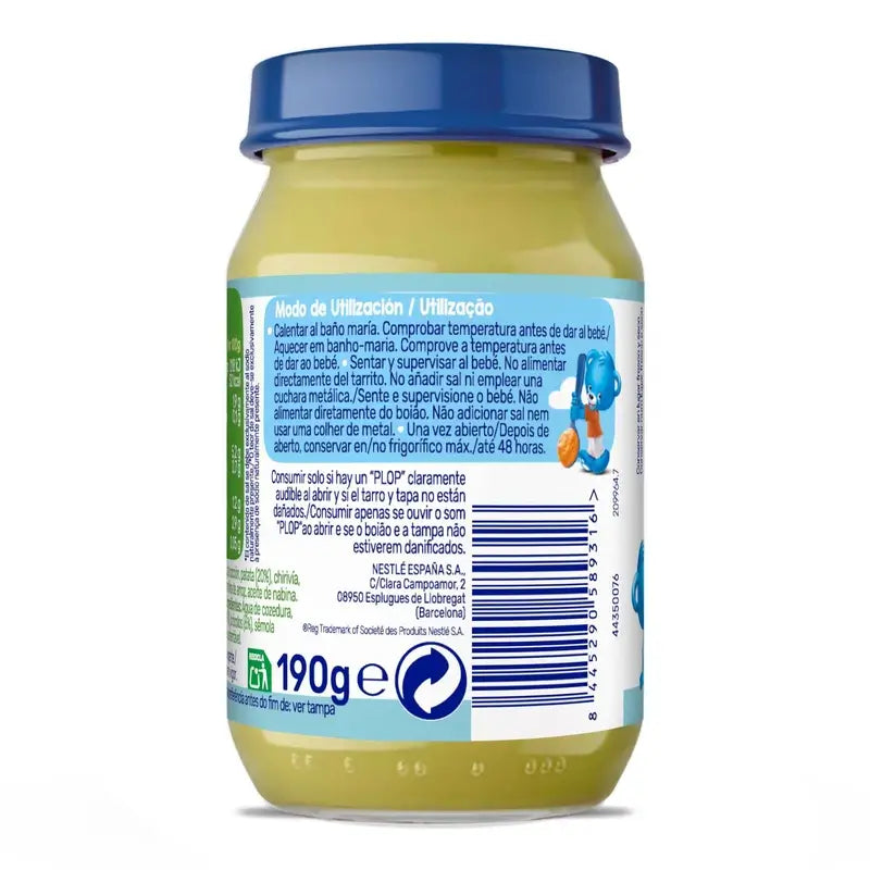 Nestlé Pikante Gemüse-Fischgläser , 190g
