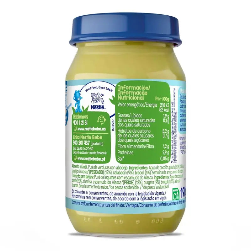 Nestlé Pikante Gemüse-Fischgläser , 190g