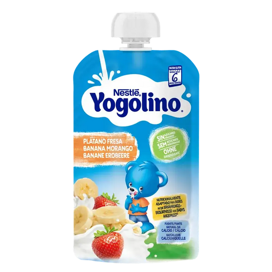Yogolino Erdbeere und Banane ohne Zucker, 100 g