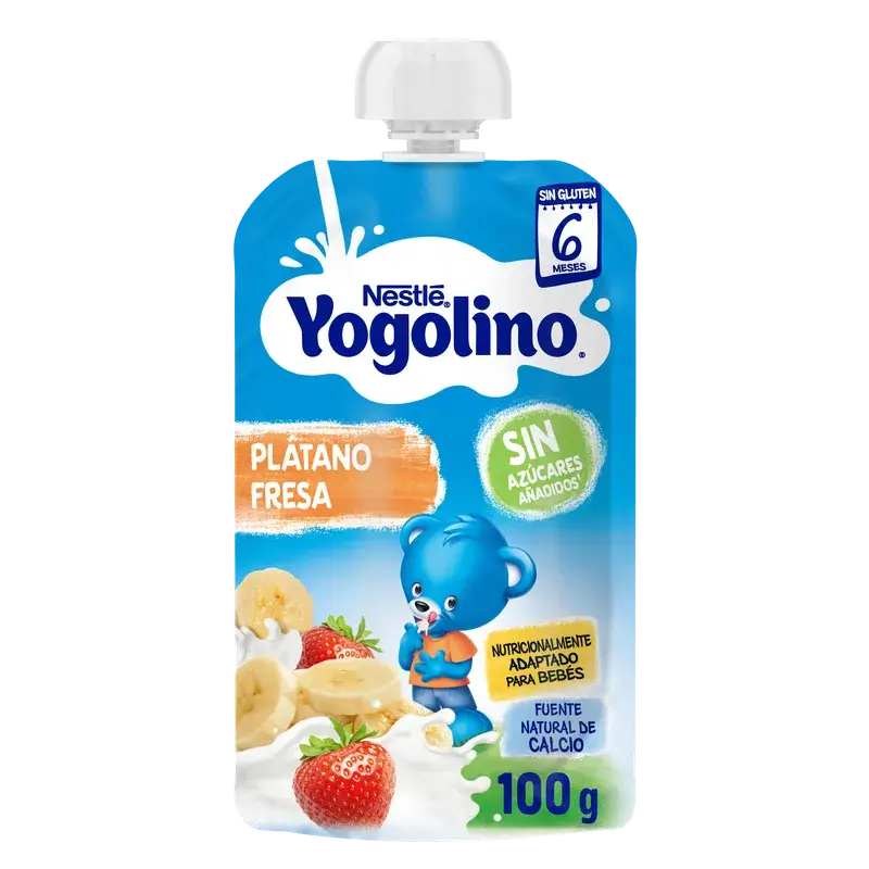 Yogolino Erdbeere und Banane ohne Zucker, 100 g