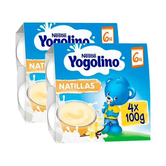 Nestlé Yogolino Vanillegeschmack Vanillepudding, 2er Pack, 4X100g