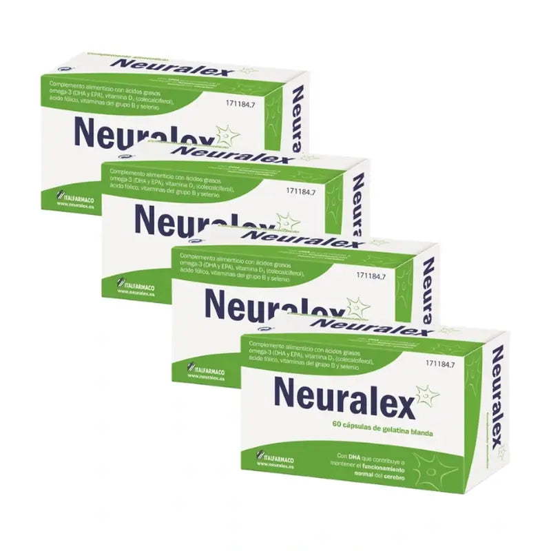 Neuralex, Pack 4 x 60 Capsules