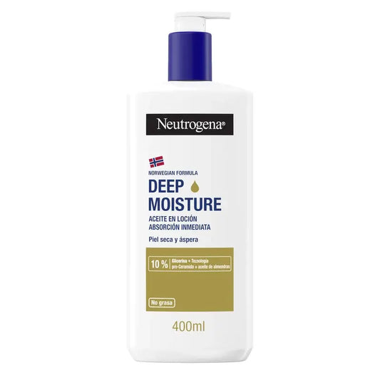 Neutrogena feuchtigkeitsspendende Körpercreme mit Mandelöl, 400 ml