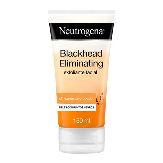 Neutrogena Blackhead Eliminating Facial Scrub mit reinigender Salicylsäure, beseitigt Mitesser, 150ml