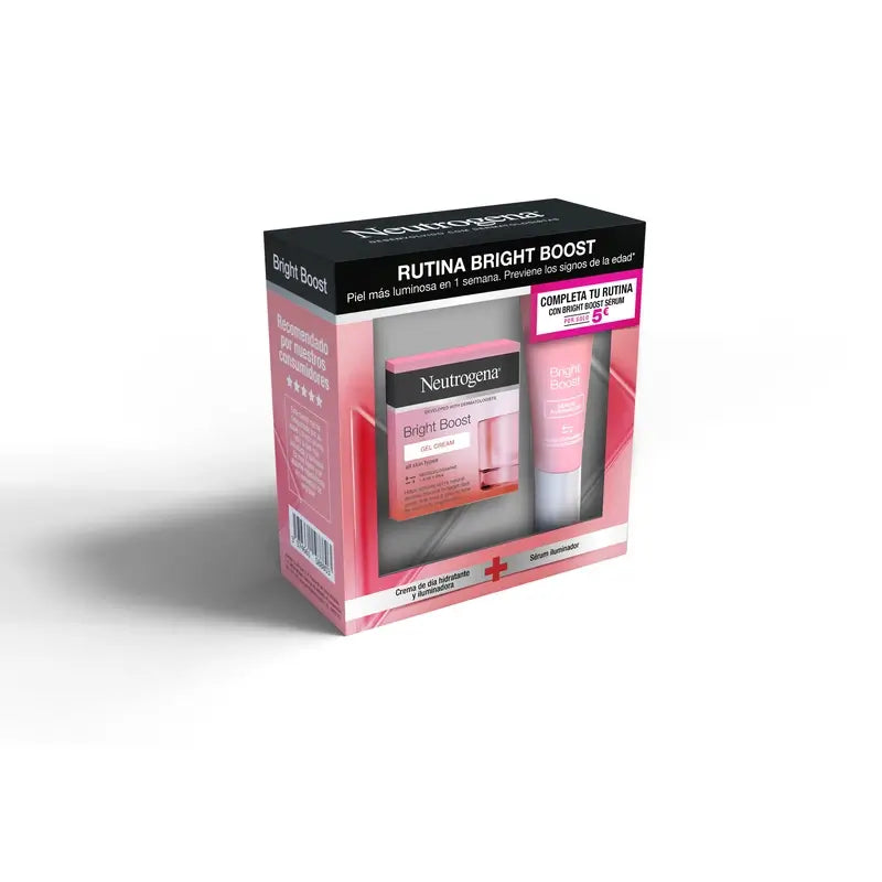 Neutrogena Bright Boost Pack Tagescreme Gel 50ml + Gesichtsserum 30ml