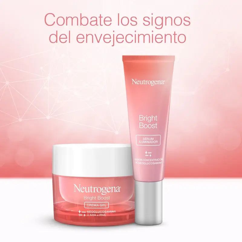 Neutrogena Bright Boost Pack Tagescreme Gel 50ml + Gesichtsserum 30ml