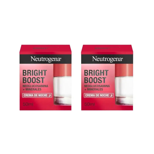Neutrogena Bright Boost feuchtigkeitsspendende Nachtcreme, 2X50 Ml
