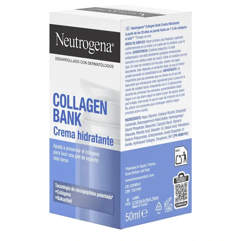 Neutrogena Collagen Bank feuchtigkeitsspendende Gesichtscreme, 50 ml