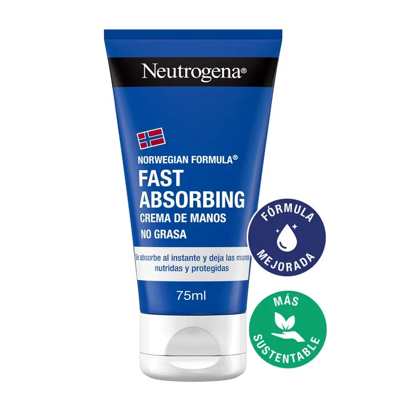 Neutrogena Schnelle Absorption Reparatur Handcreme, 2 X 75 ml Packung