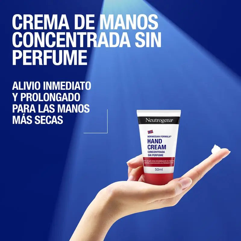Neutrogena Parfümfreie konzentrierte Reparatur-Handcreme, 50 ml