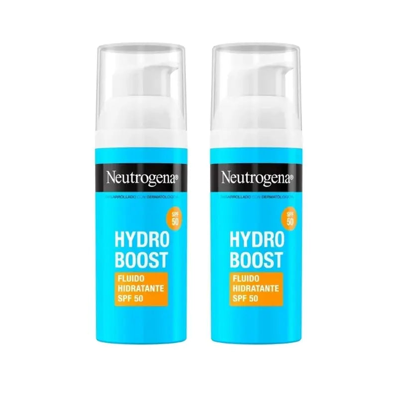 Neutrogena Hydro-Boost-Gesichtsfeuchtigkeit Flüssigkeit Creme Spf50, 2X50 Ml