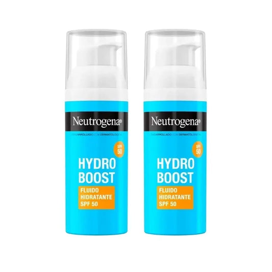 Neutrogena Hydro-Boost-Gesichtsfeuchtigkeit Flüssigkeit Creme Spf50, 2X50 Ml