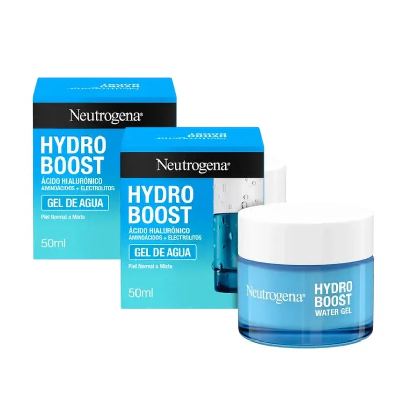 Neutrogena Hydro-Boost-Wasser-Gel-Gesichts-Feuchtigkeitscreme, 2X50 Ml