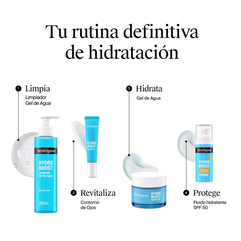 Neutrogena Hydro Boost Hyaluronsäure Gesichtsreinigungsgel, 200ml