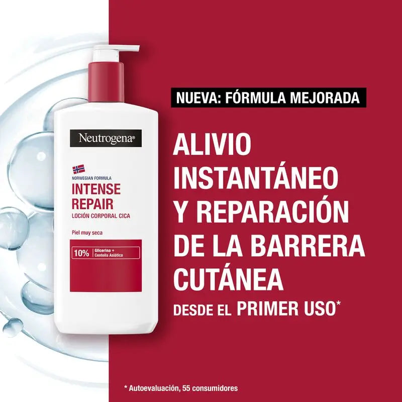 Neutrogena Neutrogena sehr trockene Haut feuchtigkeitsspendende Körper-Reparatur-Creme Cica, 400 ml