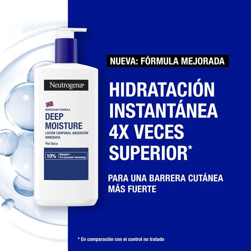 Neutrogena Trockene Haut Feuchtigkeitsspendende Körpercreme, 400 ml