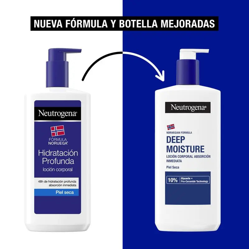 Neutrogena Trockene Haut Feuchtigkeitsspendende Körpercreme, 400 ml