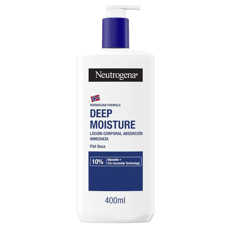Neutrogena Trockene Haut Feuchtigkeitsspendende Körpercreme, 400 ml