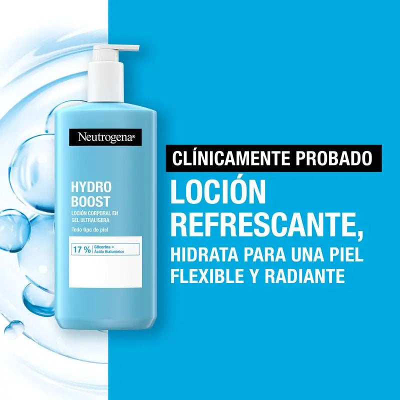 Neutrogena Hydro Boost Ultra Light Gel Körper Feuchtigkeitscreme, 400ml