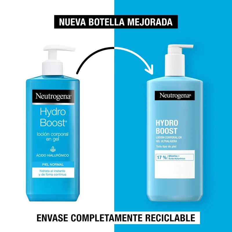 Neutrogena Hydro Boost Ultraleicht Körpercreme Gel, 2x750ml